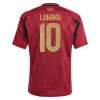 Original Trikotsatz Belgien Lukaku 10 Heimtrikot EURO 2024 Für Kinder